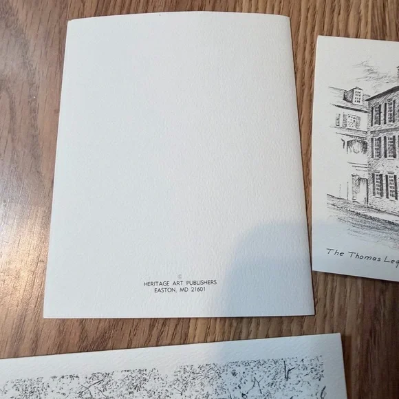 Charming Black and White Home Charleston SC Sketches Note Cards (5) Historical - Picture 8 of 10